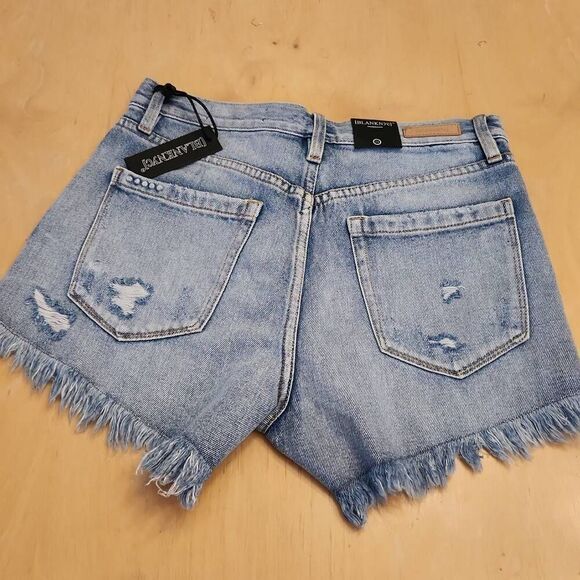 Blanknyc distressed Frayed denim buttonfly jean denim women's 26 - Picture 2 of 8